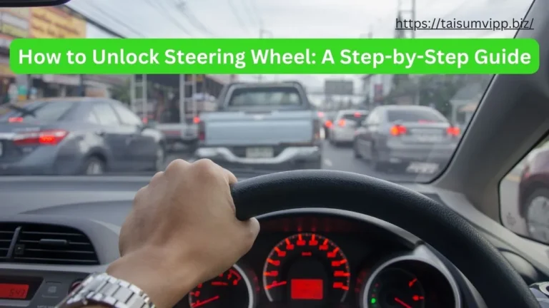 How to Unlock Steering Wheel: A Step-by-Step Guide